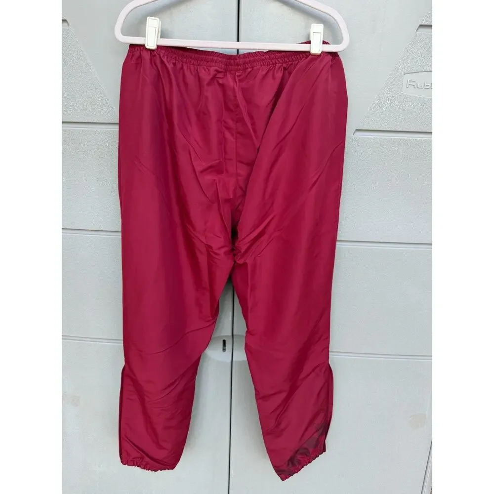 NWT adidas Arsenal FC Stadium Track Pants Sz L Burgundy Soccer Football KG5106
